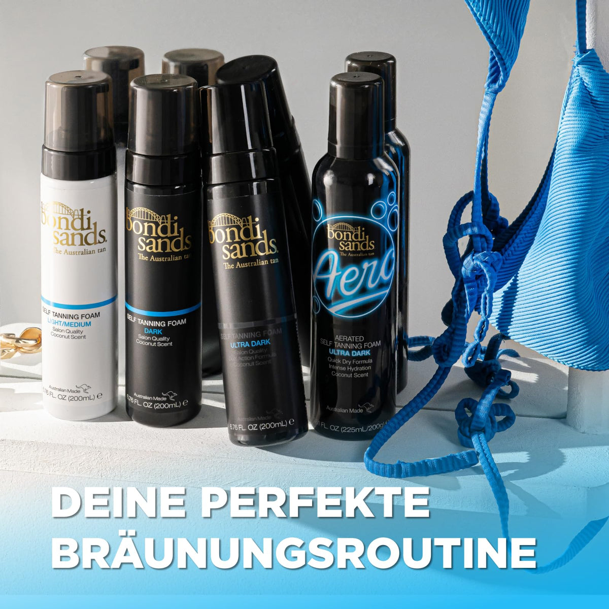 Bondi Sands Selbstbräuner Set Light/Medium – Foam mit Handschuh, 200 ml