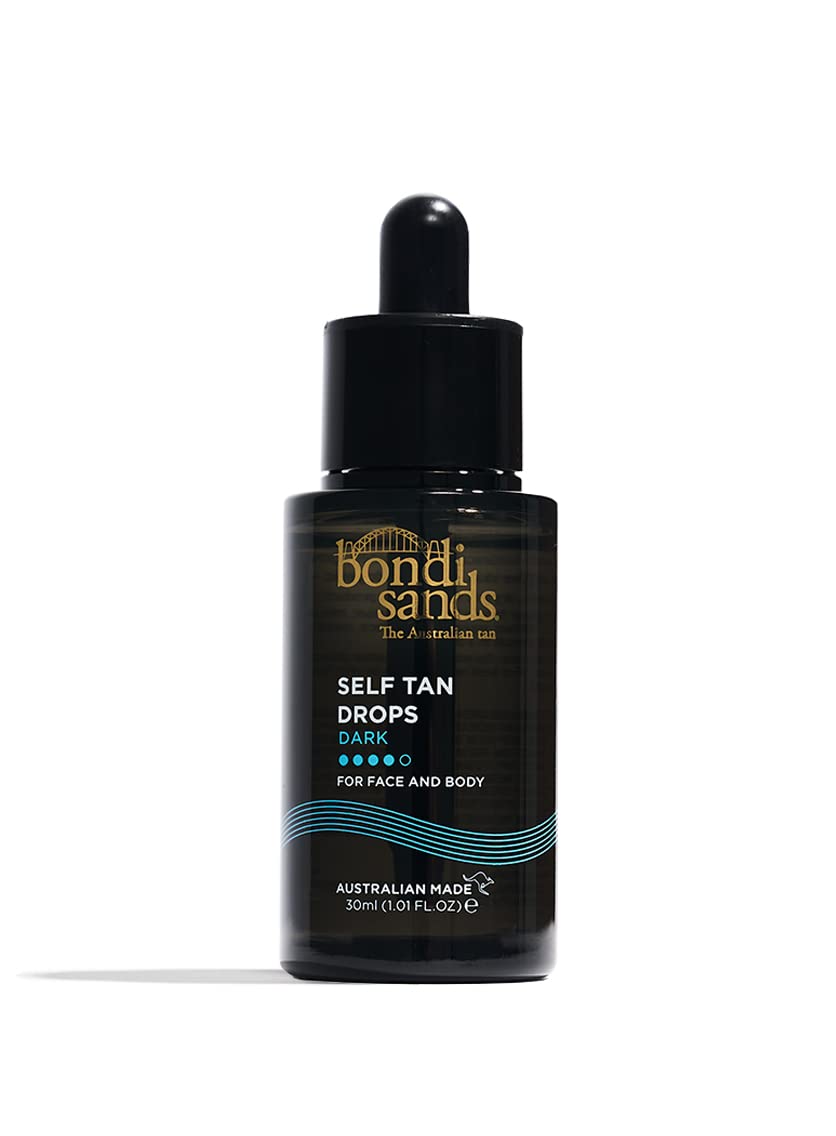 Bondi Sands - Self Tan Drops Dark - Selbstbräuner für Gesicht und Körper in Tropfen, individuell dosierbar, für eine intensive Bräune, 30ml