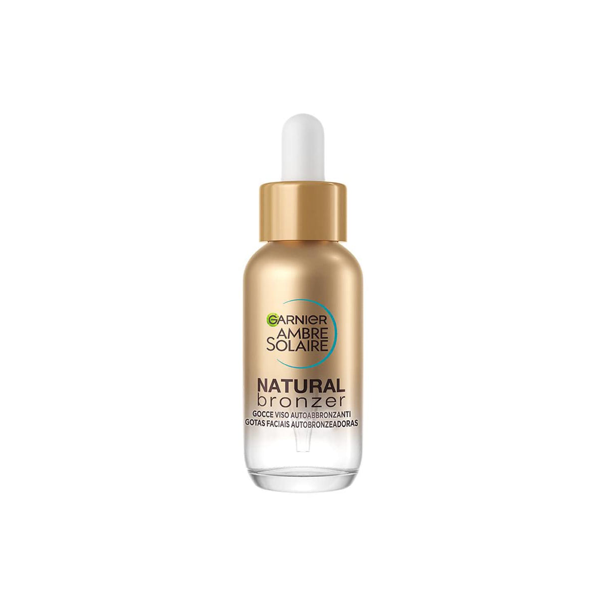 Garnier Selbstbräuner für das Gesicht, natürliche Bronzer, für einen gleichmäßigen und natürlichen Effekt, schnell einziehend, feuchtigkeitsspendend, mit Hyaluronsäure und Kokoswasser, Ambre Solaire