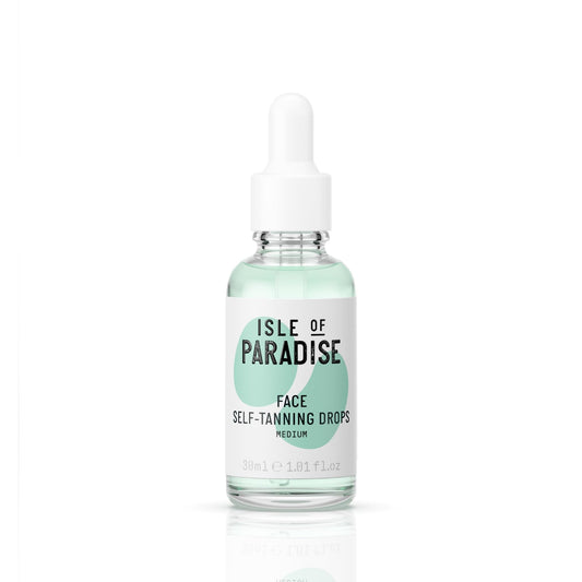 Isle of Paradise Selbstbräuner-Tropfen (30 ml), mittel, zum Hinzufügen zu den eigenen Hautpflegeprodukten, natürliche Inhaltsstoffe, vegan