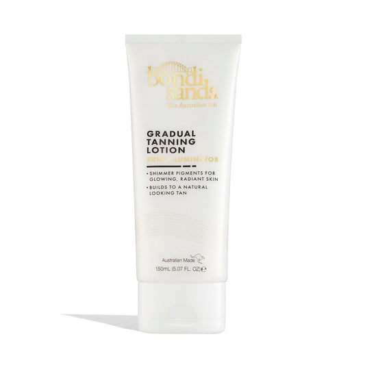 Bondi Sands - Gradual Tanning Lotion Skin Illuminator - Selbstbräuner für den Körper mit Sofort- und Langzeiteffekt zum graduellen Bräunen, mit leichtem Schimmer, für jeden Tag, 150 ml