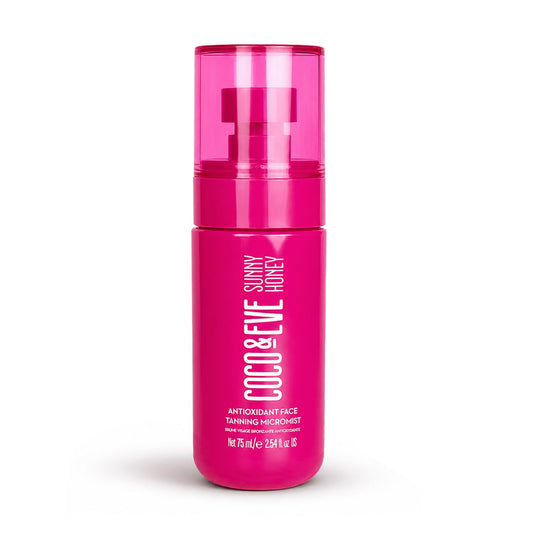 Coco & Eve Antioxidant Face Tanning Micromist. Selbstbräuner mit Antioxidantien für mehr Feuchtigkeit. Schnelle, makellose, streifenfreie Gesichtsbräune. (75 ml)