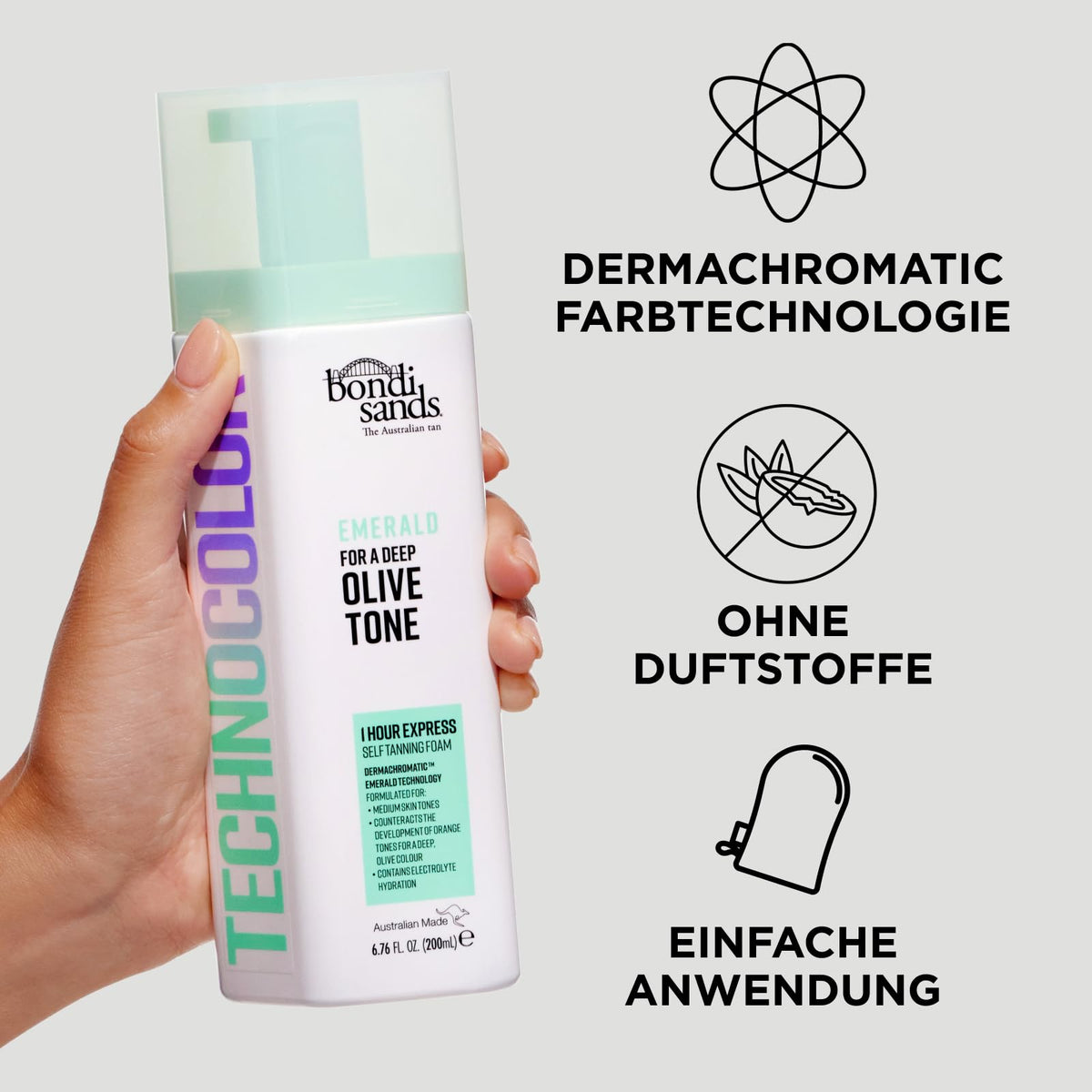 Bondi Sands Self Tanning Foam 1 Hour Express – Selbstbräuner, 200 ml