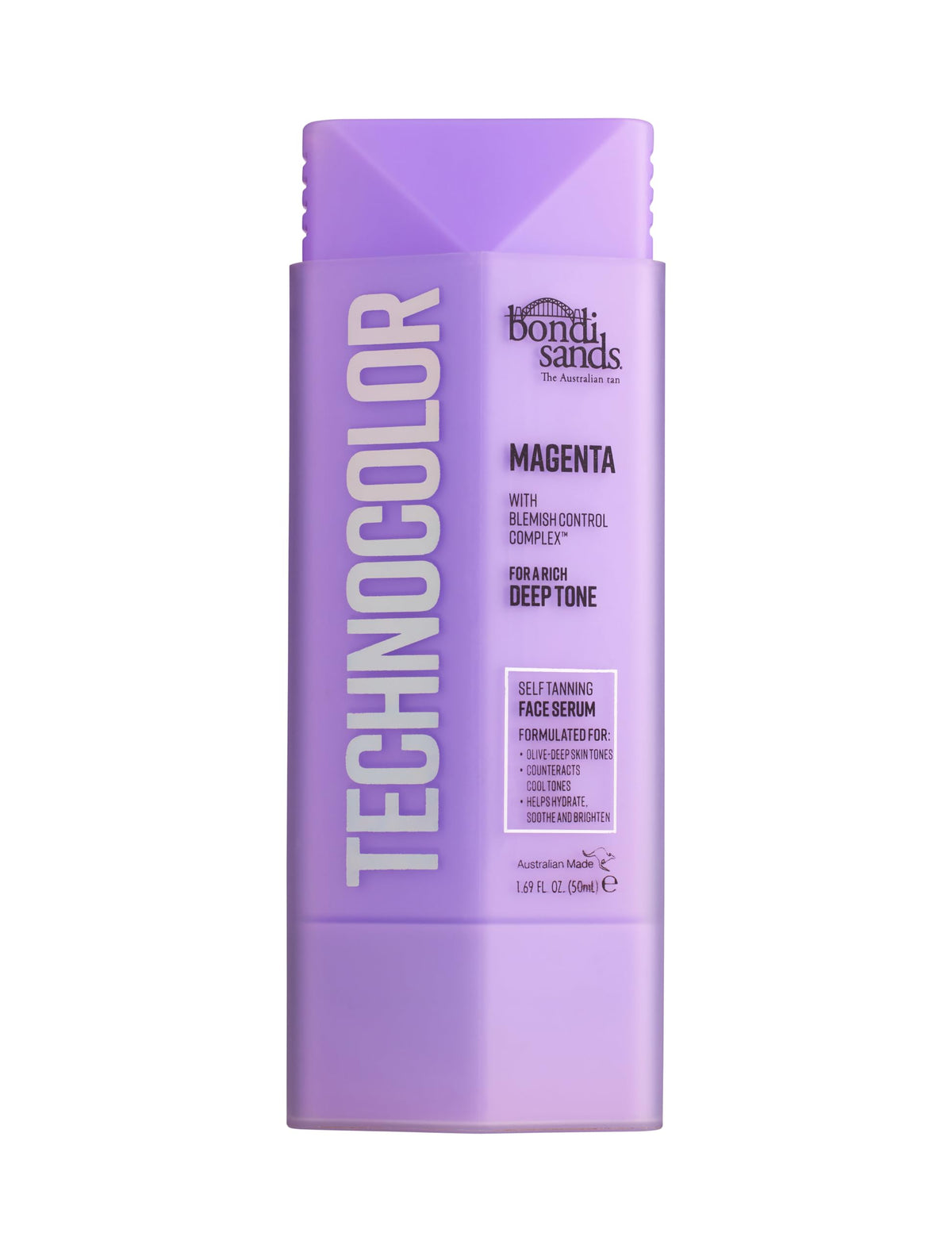 Bondi Sands Technocolor Face Serum Magenta– Selbstbräuner Gesicht, 50 ml