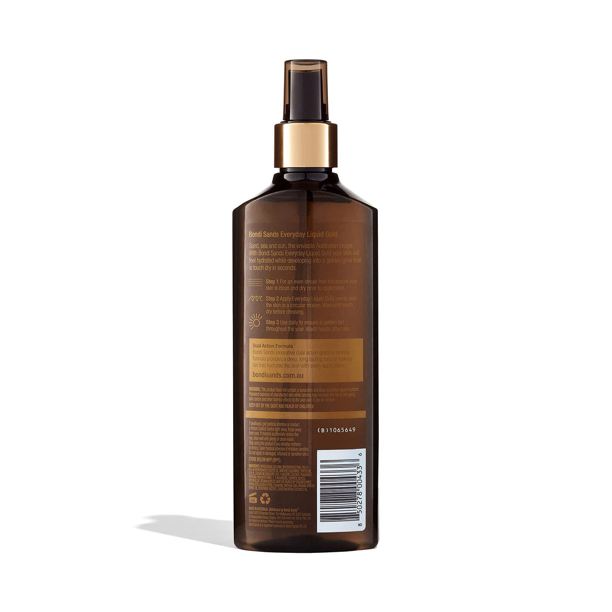 Bondi Sands SANDS 270ml Everyday Liquid Gold Gradual Tanning Oil, 350 g
