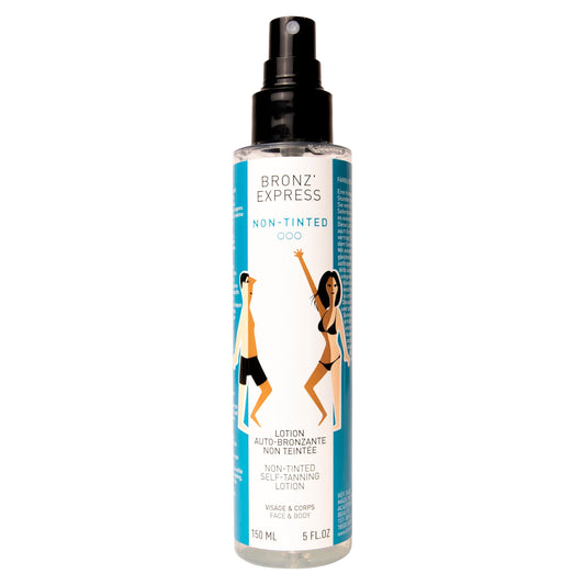 BRONZ EXPRESS | Selbstbräuner Gesicht und Körper Getönte | Lotion Natürliches Ergebnis | 150 Milliliter | Natürliche Bräune | Sofortige Gesunde Bräune | Französische Traditionsmarke Seit 1960