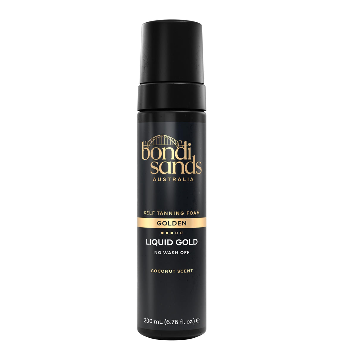 Bondi Sands – Selbstbräuner - Self Tanning Foam Liquid Gold – Selbstbräunungsschaum für die schnelle und natürliche Bräune ohne Sonne, 200 ml