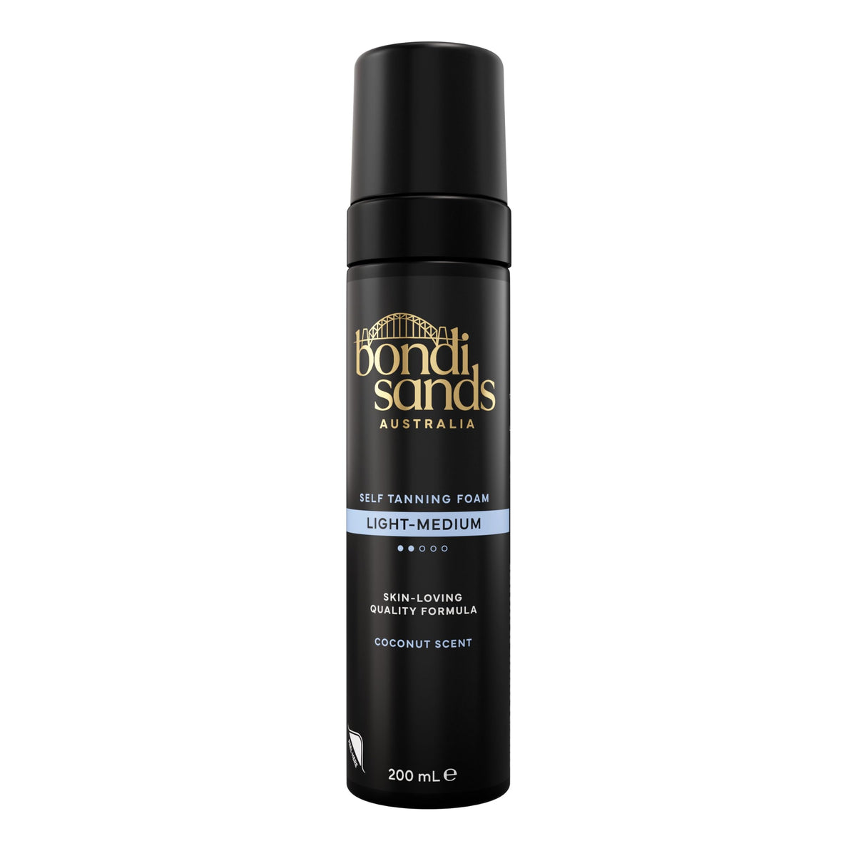 Bondi Sands – Self Tanning Foam Light/Medium – Selbstbräuner Mousse für die natürliche Bräune ohne Sonne, 200 ml