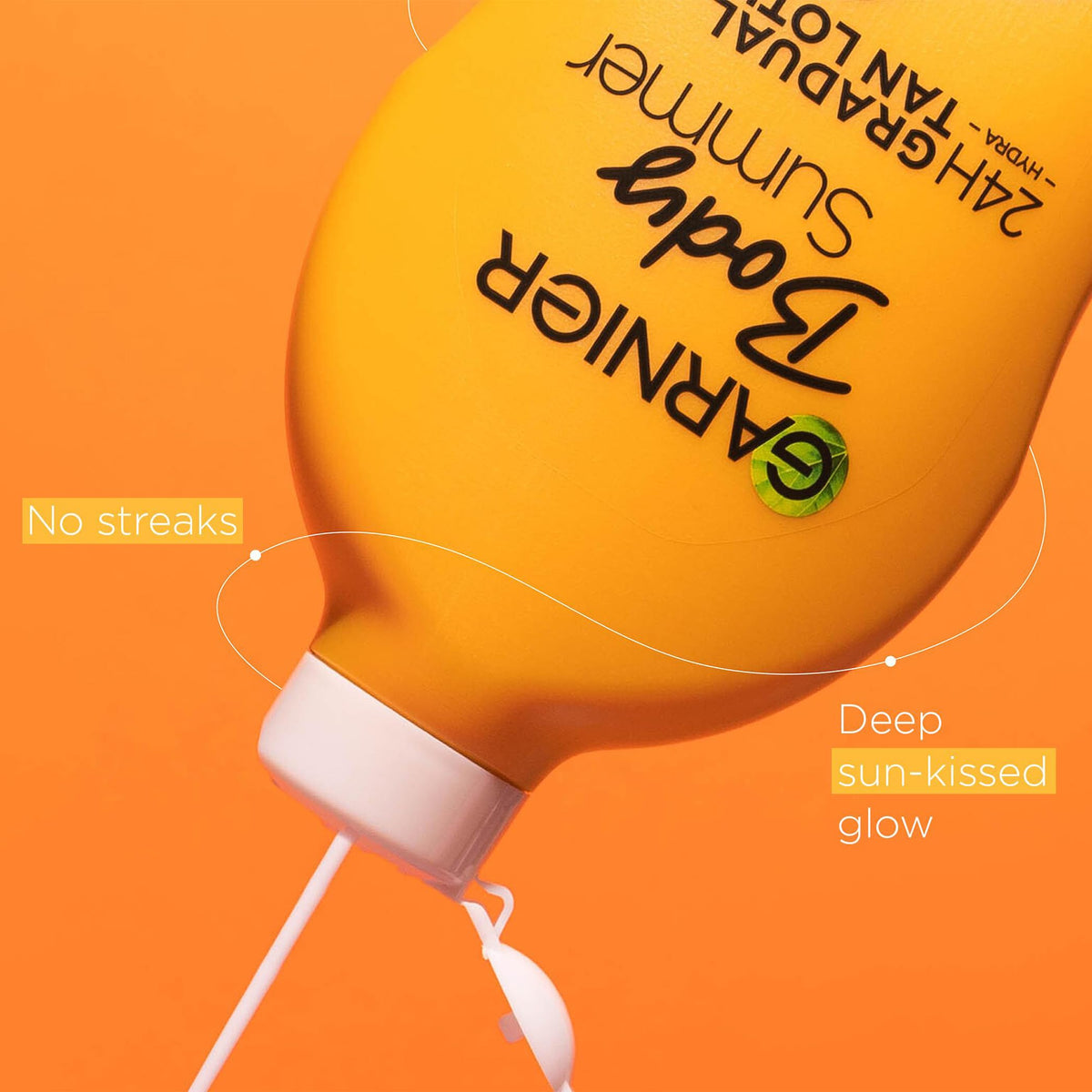 Garnier Feuchtigkeitsspendende Bräunungslotion, Summer Body Gradual Tan Moisturiser, 250 ml