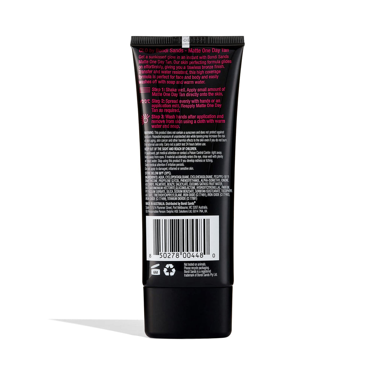 Bondi Sands Selbstbräuner Creme Glo Matte One Day Tan Cream, 100 ml