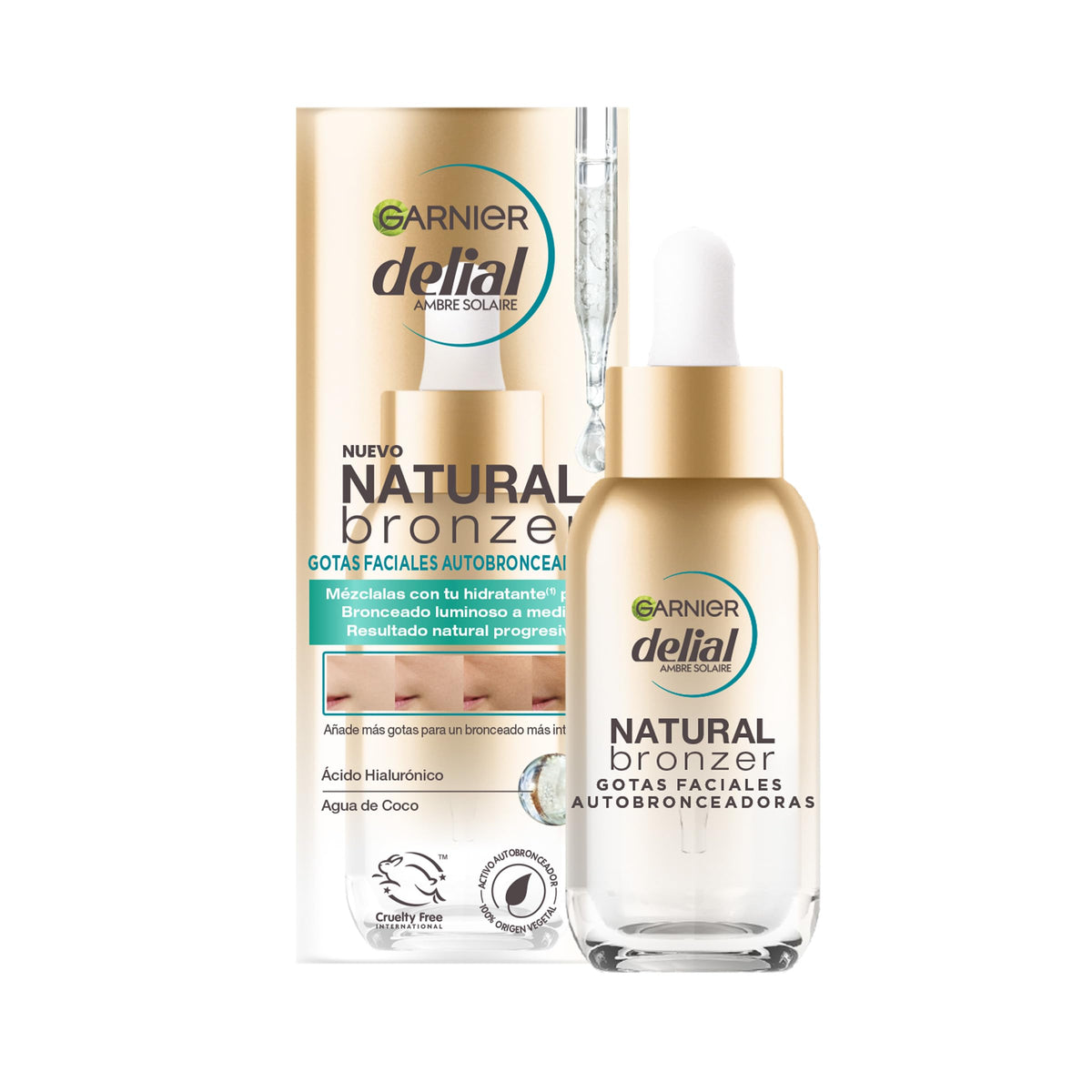 GARNIER Natural Bronzer Self-Tanning Facial Drops 30ml
