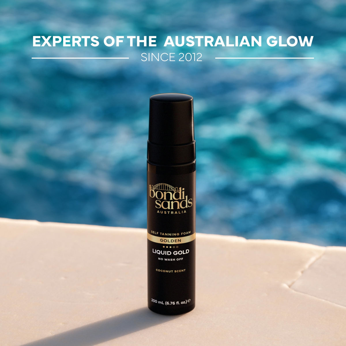 Bondi Sands – Selbstbräuner - Self Tanning Foam Liquid Gold – Selbstbräunungsschaum für die schnelle und natürliche Bräune ohne Sonne, 200 ml