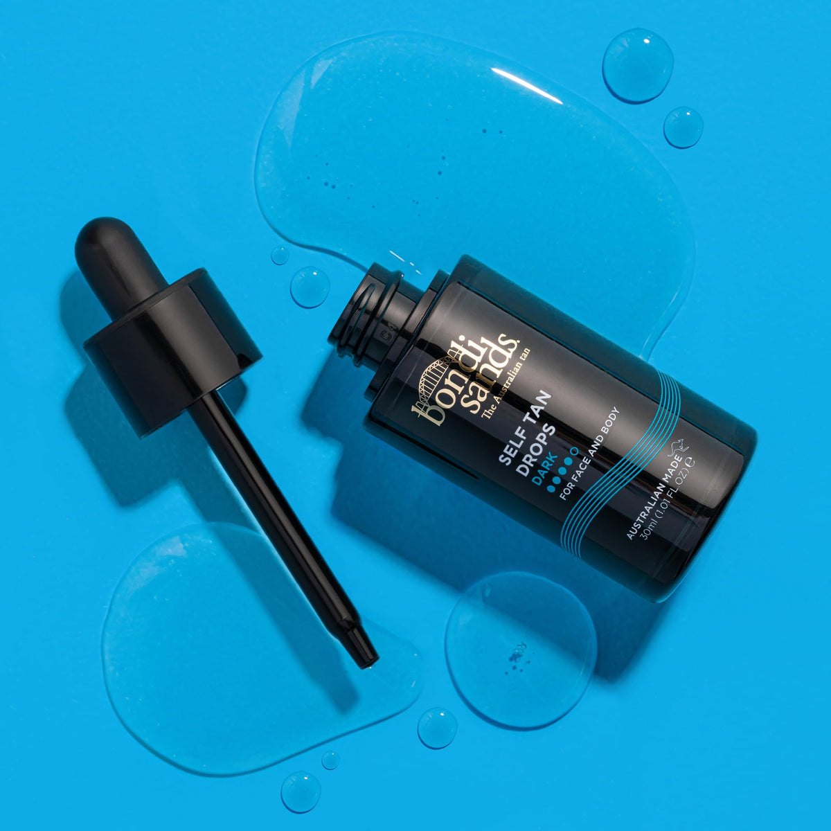 Bondi Sands - Self Tan Drops Dark - Selbstbräuner für Gesicht und Körper in Tropfen, individuell dosierbar, für eine intensive Bräune, 30ml