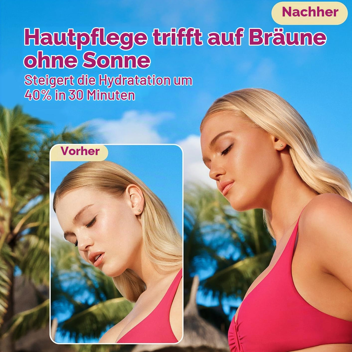 Coco & Eve Antioxidant Face Tanning Micromist. Selbstbräuner mit Antioxidantien für mehr Feuchtigkeit. Schnelle, makellose, streifenfreie Gesichtsbräune. (75 ml)