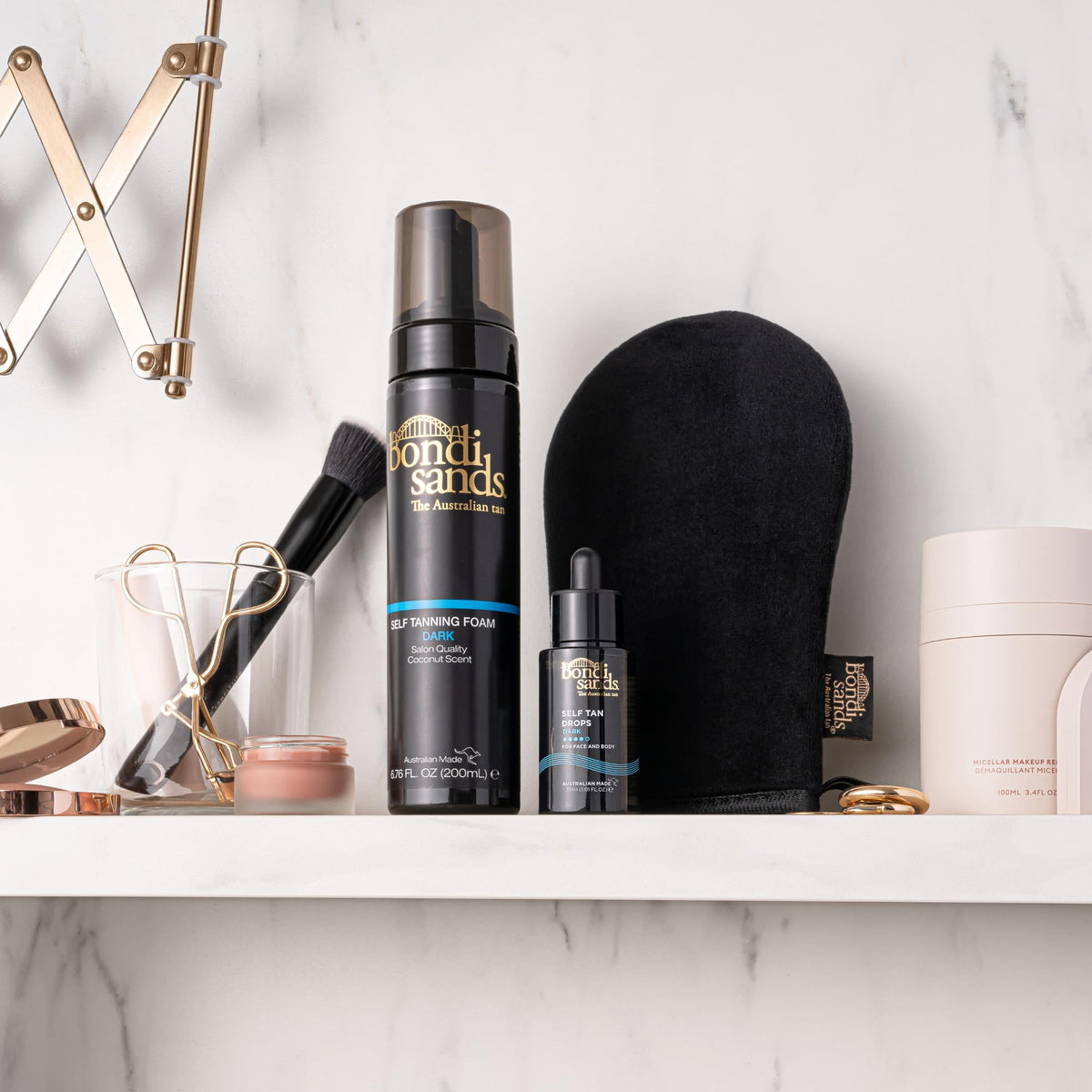 Bondi Sands - Self Tan Drops Dark - Selbstbräuner für Gesicht und Körper in Tropfen, individuell dosierbar, für eine intensive Bräune, 30ml