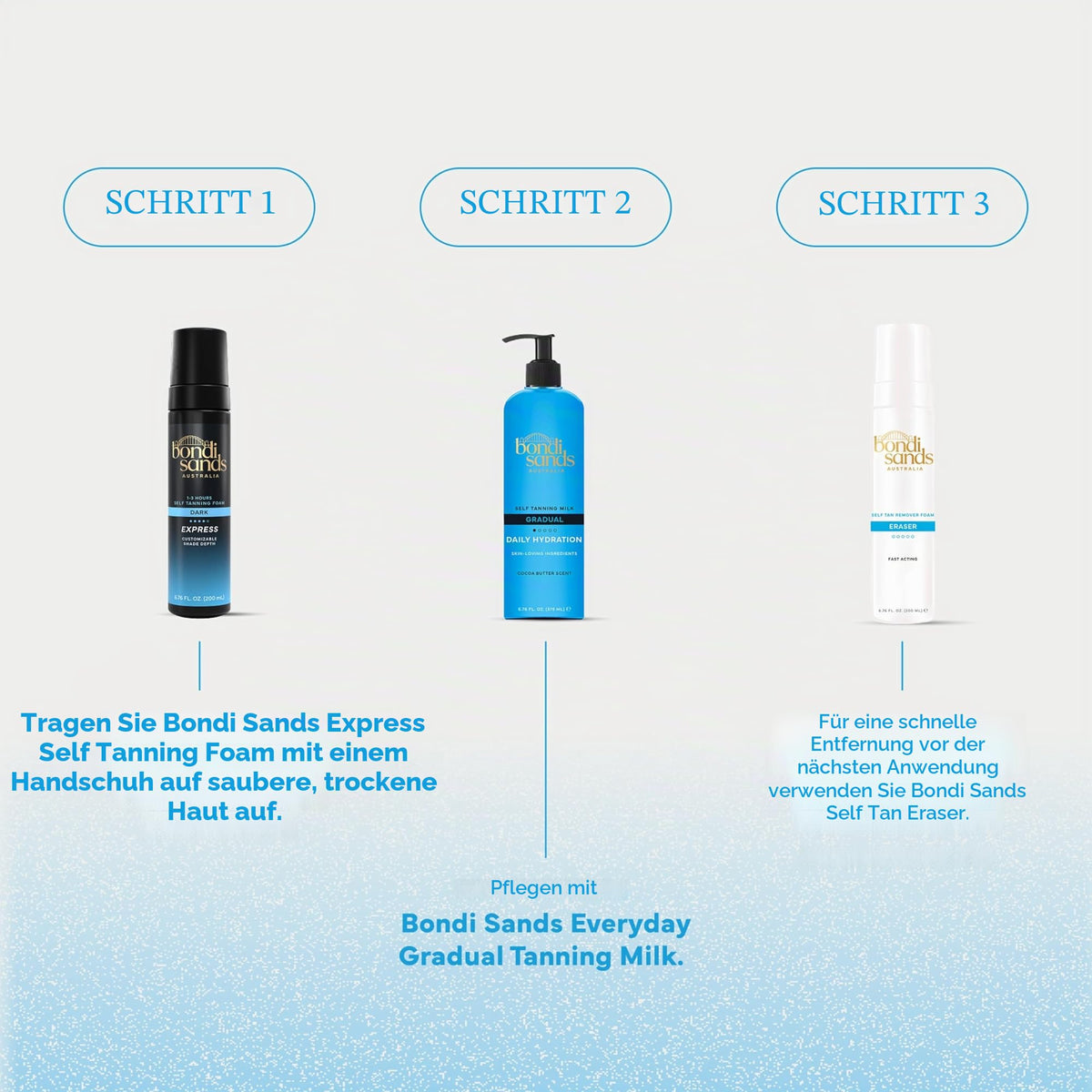 Bondi Sands - Selbstbräunungsschaum - Self Tanning Foam 1 Hour Express für schnelles und fleckenfreies Bräunen ohne Sonne, 200 ml
