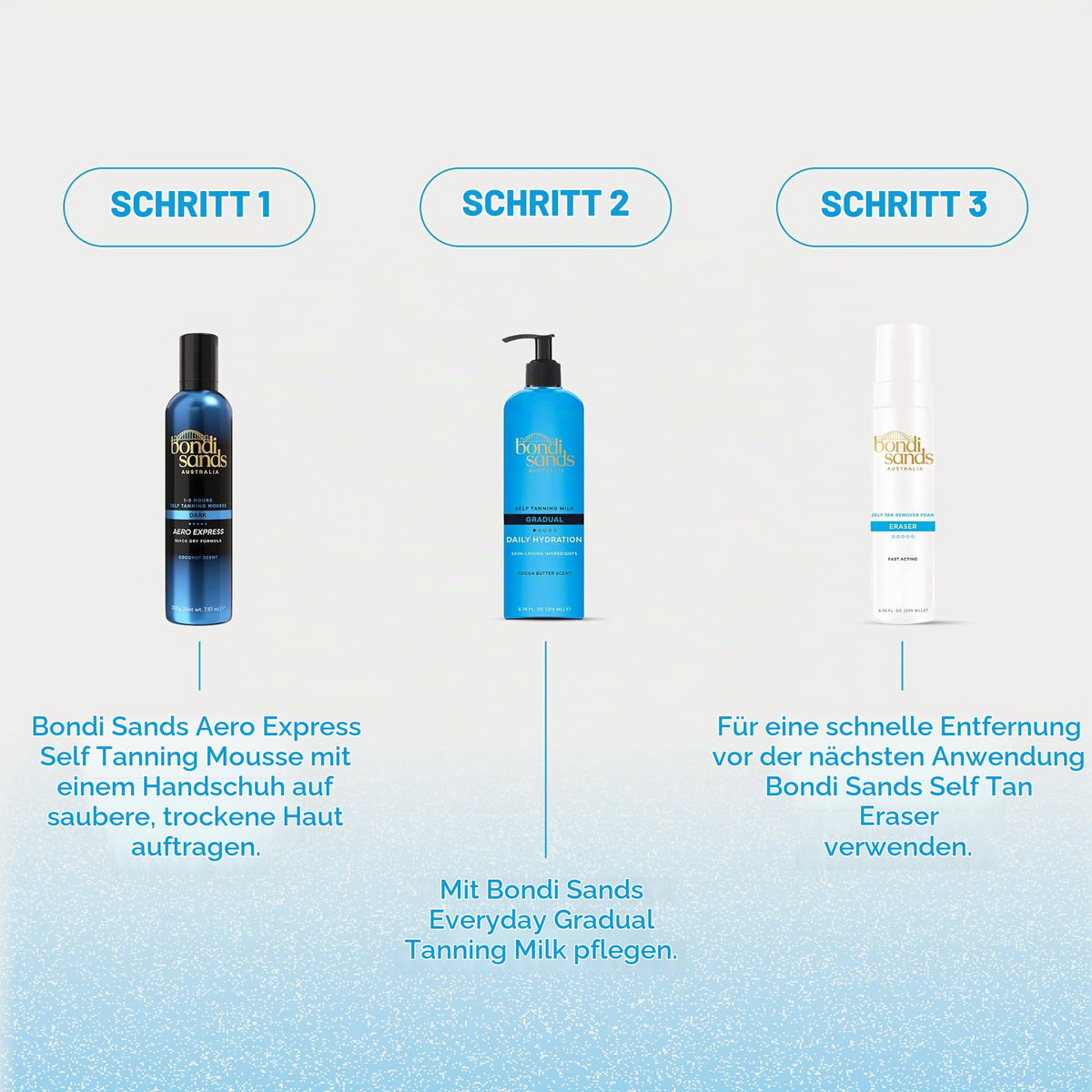 Bondi Sands – Selbstbräuner Mousse - Aero Self Tanning Foam 1 Hour Express, für die natürliche und schnelle Bräune ohne Sonne, 225 ml
