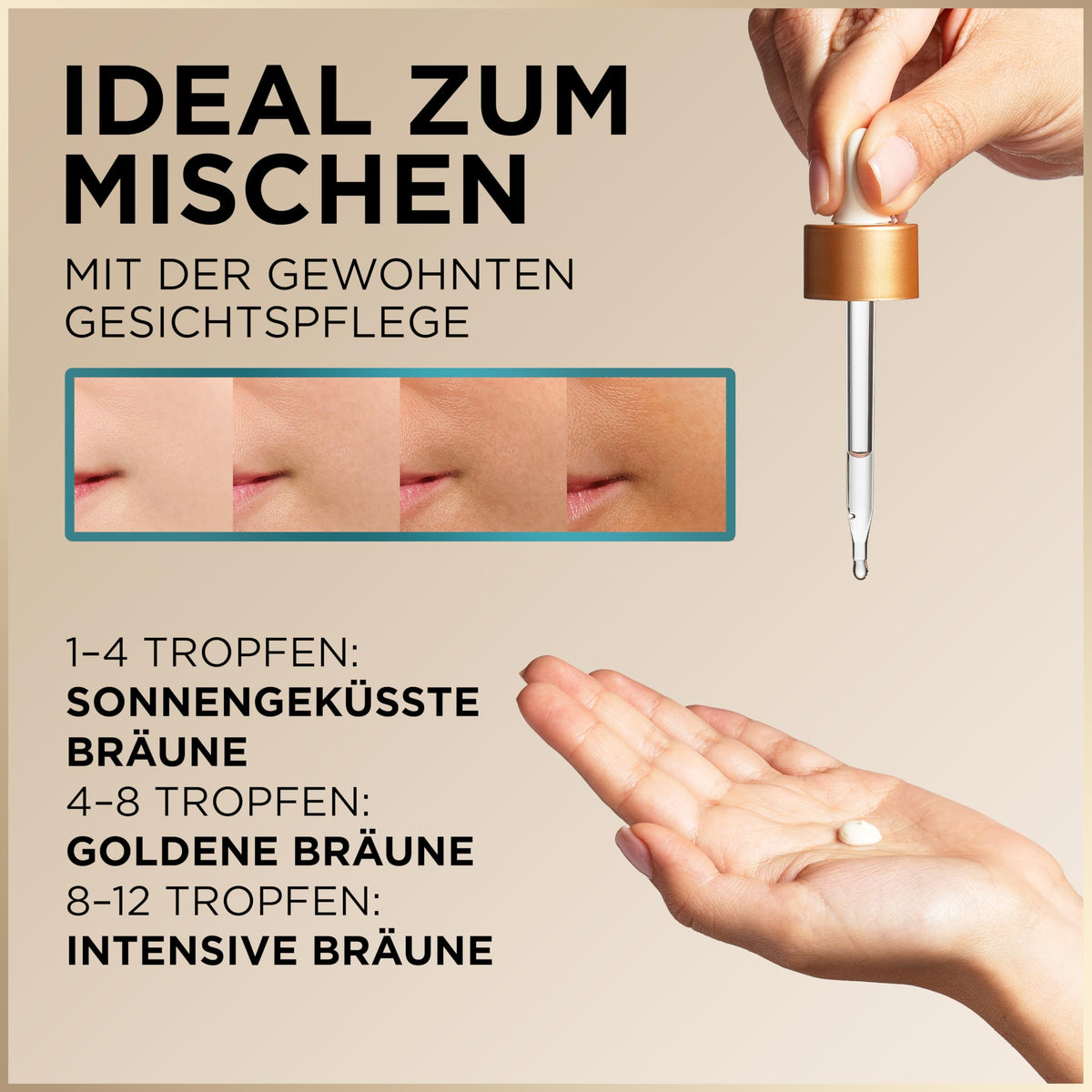 Garnier Ambre Solaire Selbstbräunungs Duo - Gesicht & Körper - Selbstbräuner Spray und Konzentrat, für Langlebige, natürliche Bräune