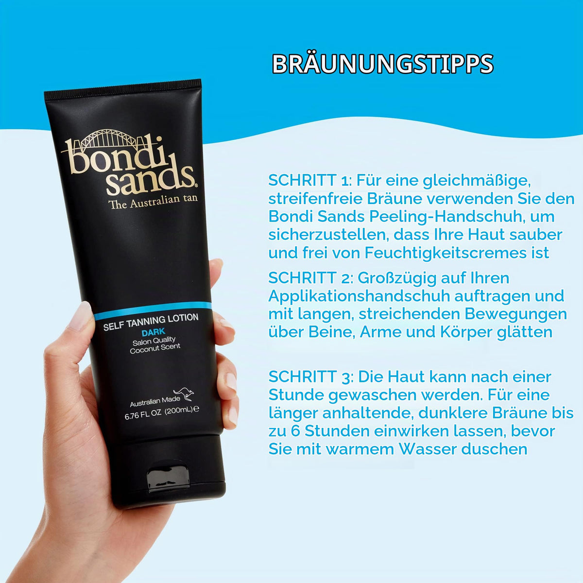 Bondi Sands The Australian Tan Dark Self Tanning Lotion, 200 ml