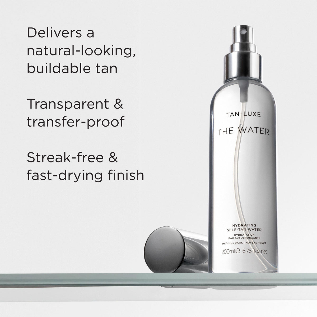 TAN-LUXE THE WATER Selbstbräunungswasser, dunkel (200 ml) Selbstbräunungswasser, tierversuchsfrei und vegan